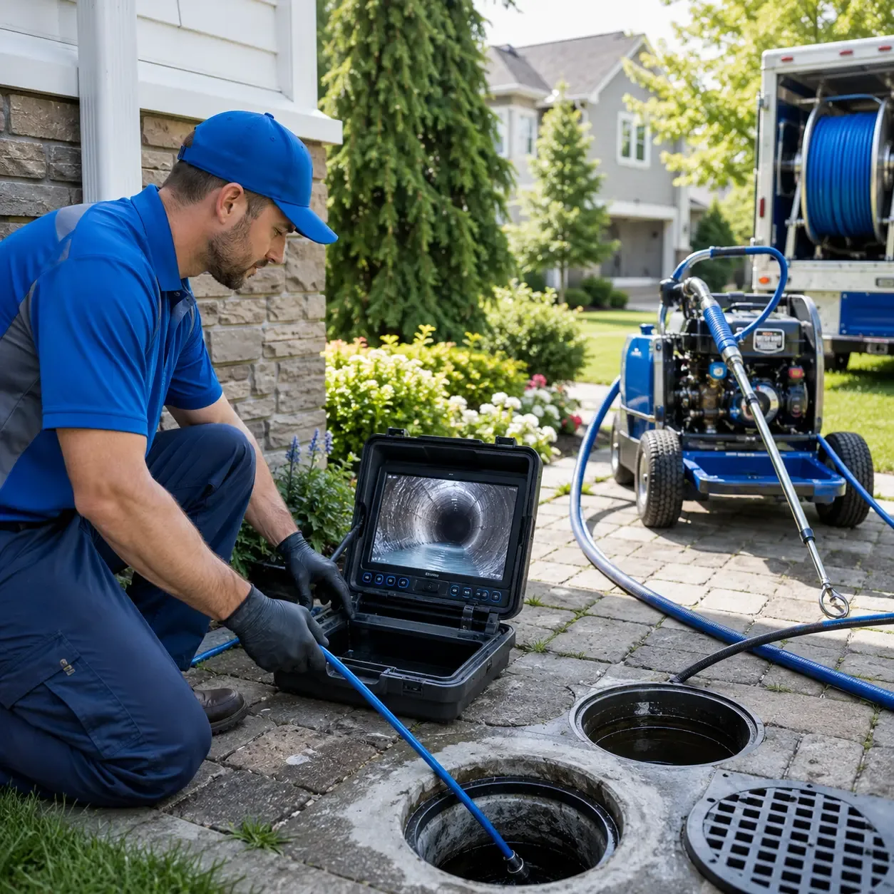 Outdoor drain cleaning professionals serving Fort Drum, NY